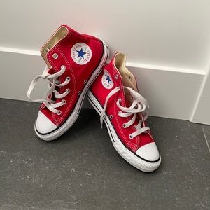 Kids Red Chuck Taylor All Star Convese